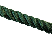 Decorative rope, green
