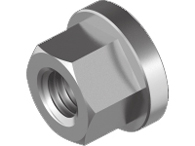 Hexagon nut with collar A2, DIN 6331