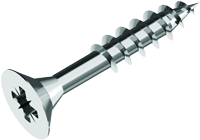 Wood screw, countersunk Pozidriv, part thread A4, 9105