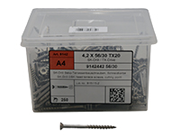 Decking screw, countersunk Torx A2, incl. bit, DIN 9142