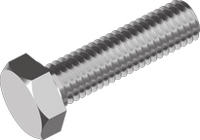 Hexagon screw A2, DIN 933