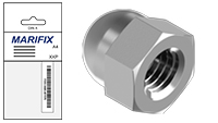 Cap nut A4, DIN 1587 (bag)