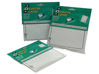 Race cards, writeable (15-pack)