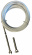 Wire set Plus, white 10 m x 4 mm, PVC-coated, rigging screws, terminal (stainless steel)