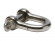 Shackle, straight, stainless steel (16 mm)