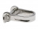 Shackle, straight, pressed stainless steel (M5 x 17 mm)