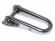Halyard shackle, stainless steel (8 mm)