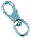 Carabiner with swivel, stainless steel (100 mm)