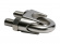 Wire rope clip, clamp, stainless steel (22 mm)