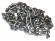 Chain, short link, calibrated, DIN 766,  galv. (8 mm)