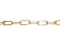 Decorative chain, Genovese (brass)