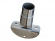Base plate for round post in staircase, adjustable (satin)