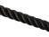 Decorative rope, black (36 mm)