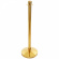 Queue pole with base plate, brass