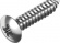 Self-tapping screw, raised csk PZ A4, DIN 7983 (6.3 x 25 mm)