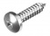 Self-tapping screw, pan head TX A2, DIN 9477 (4.8 x 19 mm)