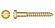 Brass screw, round head csk drive, DIN 96 (4.0 x 30 mm) Bag 10 pic