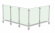 Middel post for glass rail, round vertikal (1200mm, Santin)