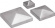 Post cap pyramidal, stainless steel